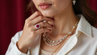 Sparkling Elegance: Discover the Allure of Ruby and Diamond Rings