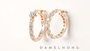 Stunning Diamond Hoop Earrings: Elevate Your Everyday Look with Sparkle