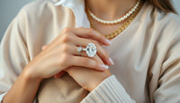 Discover the Allure of a 4 Carat Oval Diamond Ring: A Timeless Elegance for Every Occasion