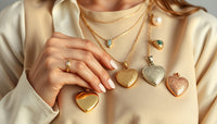 Unveil the Timeless Beauty of Gold Heart Lockets: A Cherished Gift for Every Occasion