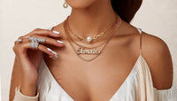 Elevate Your Style with a Stunning Solid Gold Name Necklace: A Timeless Personal Touch