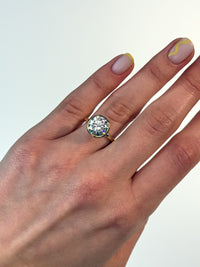 Round Brilliant Bezel Diamond Engagement Ring