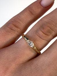 0.25 Carat Marquise Diamond Ring in 14K Yellow Gold