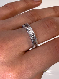 Emerald Cut Diamond Eternity Band