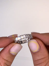 Emerald Cut Diamond Eternity Band