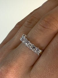 Princess Cut Diamond 1/2 Eternity Band