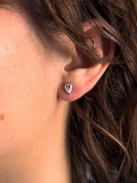 Pear Shape Diamond Stud Earrings