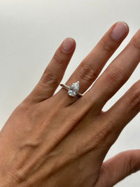 Pear Shape Solitaire Engagement Ring