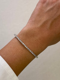 2.50 Carat Flexible Diamond Cuff Bracelet