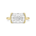 Radiant East-to-West Diamond Engagement Ring