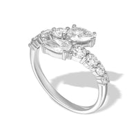 Double Pear Wrap Diamond Ring