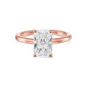 Radiant Solitaire Diamond Engagement Ring