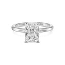 Radiant Solitaire Diamond Engagement Ring