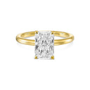 Radiant Solitaire Diamond Engagement Ring