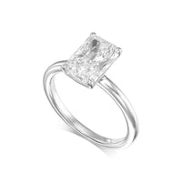 Radiant Solitaire Diamond Engagement Ring