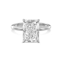 Radiant Solitaire Diamond Engagement Ring