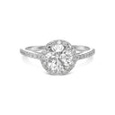 2.50 Carat Round Brilliant Halo Diamond Engagement Ring