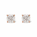 Round Brilliant Diamond Stud Earrings