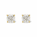 Round Brilliant Diamond Stud Earrings