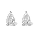 Pear Shape Diamond Stud Earrings