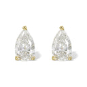 Pear Shape Diamond Stud Earrings