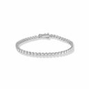 Three-Prong Diamond Tennis Bracelet