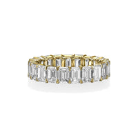 Emerald Cut Diamond Eternity Band