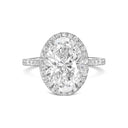 Oval Halo Diamond Engagement Ring