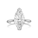 Marquise Solitaire Diamond Engagement Ring
