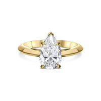 Pear Shape Solitaire Engagement Ring