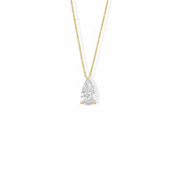 Pear Shape Diamond Pendant