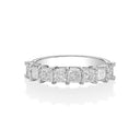 Princess Cut Diamond 1/2 Eternity Band