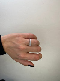 Princess Cut Diamond 1/2 Eternity Band