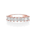 Princess Cut Diamond 1/2 Eternity Band