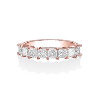 Princess Cut Diamond 1/2 Eternity Band