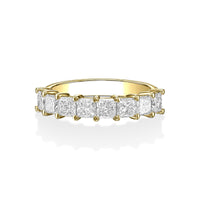 Princess Cut Diamond 1/2 Eternity Band