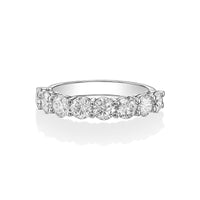 Round Brilliant Diamond 1/2 Eternity Band
