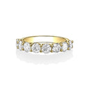 Round Brilliant Diamond 1/2 Eternity Band