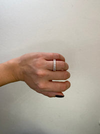 Radiant Cut Diamond 1/2 Eternity Band