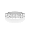 Radiant Cut Diamond 1/2 Eternity Band