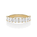 Radiant Cut Diamond 1/2 Eternity Band