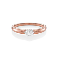 Marquise East-to-West Diamond Ring