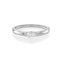 Marquise East-to-West Diamond Ring