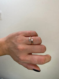 Pear Shape Toi et Moi Diamond Ring