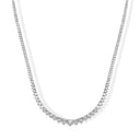 Graduated Diamond Tennis Necklace