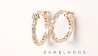 Stunning Diamond Hoop Earrings: Elevate Your Everyday Look with Sparkle