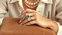 Unveiling Elegance: The Timeless Allure of Emerald and Diamond Rings