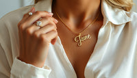 Discover the Elegance of 14k Gold Name Necklaces: The Perfect Personalized Jewelry