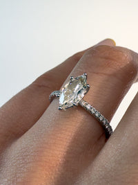 1.30 Carat Marquise Cut Diamond Engagement Ring
