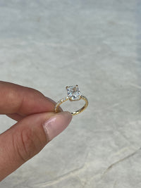 Elongated Cushion Pavé With Hidden Halo Diamond Engagement Ring
